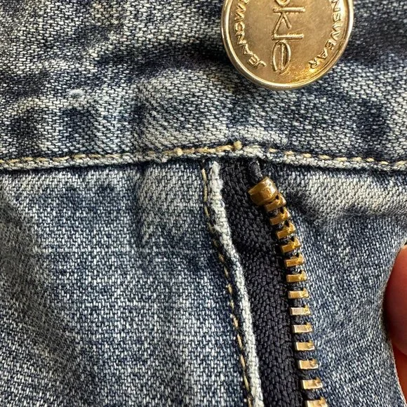 Vintage 90’s BKLE Buckle Shayla Jeans 31 Straight Leg Medium Wash Mid Rise Y2K - Picture 12 of 15